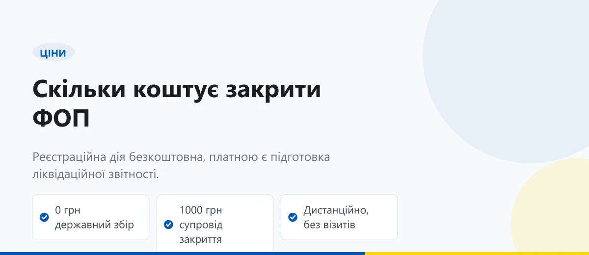 Скільки коштує закрити ФОП в Україні: дистанційне податкове закриття за 1000 грн